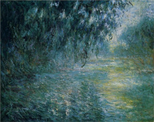 morning-on-the-seine-in-the-rain-Claude Monet 1897